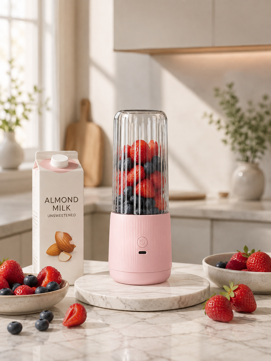 Tragbarer Mini Smoothie Mixer – Kabellos & Wiederaufladbar