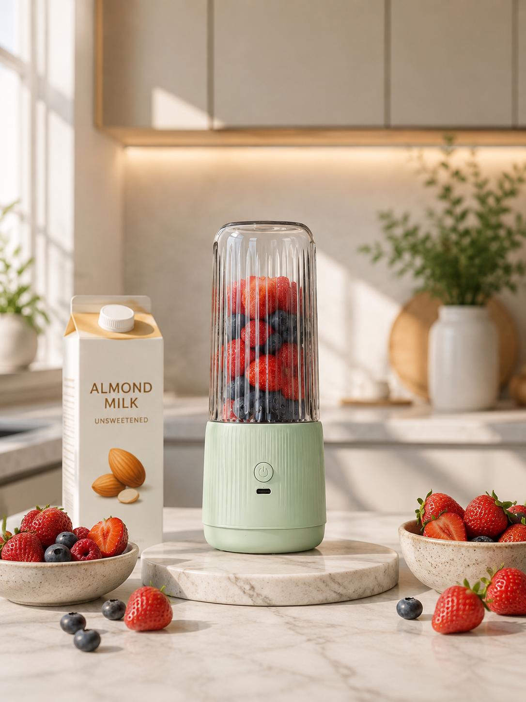 Tragbarer Mini Smoothie Mixer – Kabellos & Wiederaufladbar