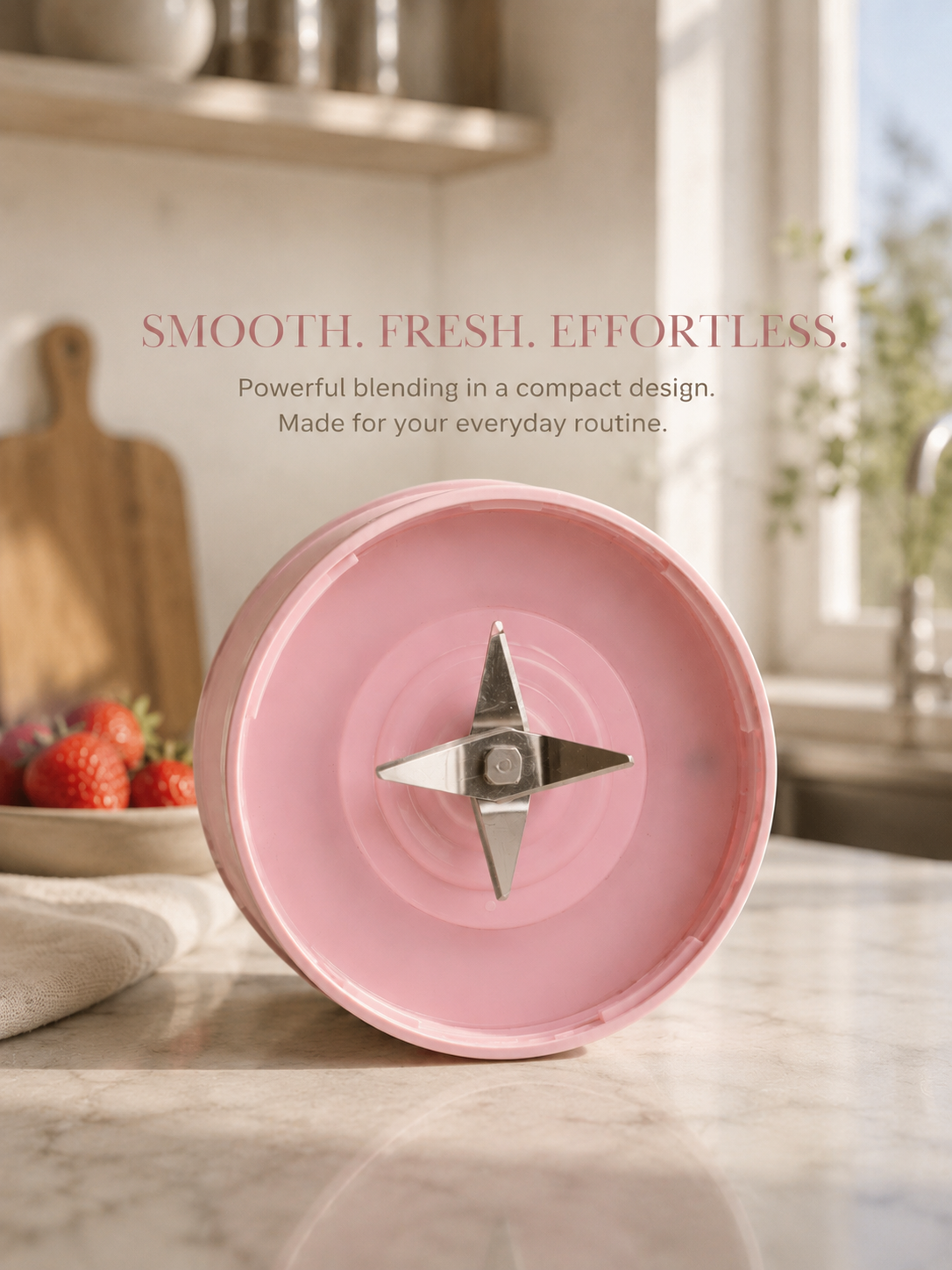 Tragbarer Mini Smoothie Mixer – Kabellos & Wiederaufladbar